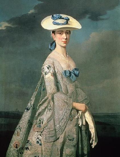 unknow artist Portrait of Eleanor Frances Dixie, daughter of Wolstan Dixie, 4th Baronet Sweden oil painting art